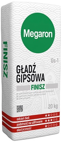 Megaron Gips szpachlowy Gs-1 Finisz 20 kg