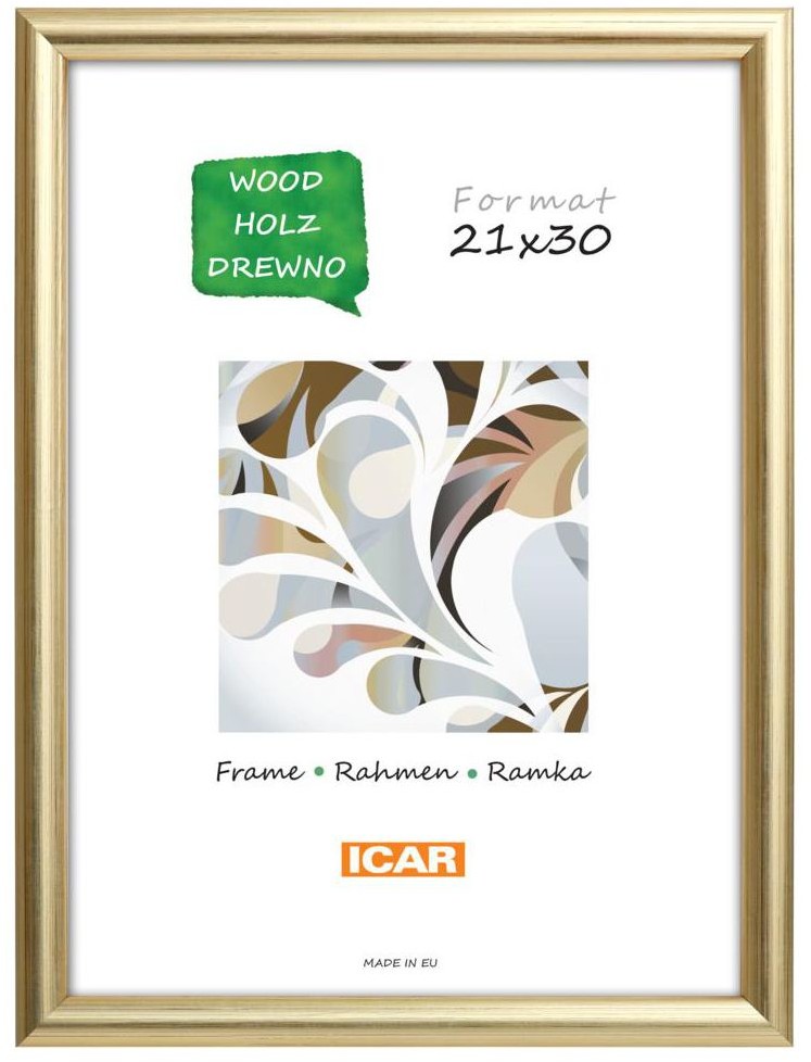 Icar Ramka na zdjęcia DRI HIT 21 x 30 cm złota drewniana