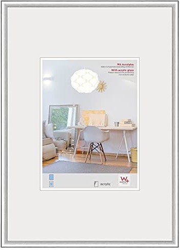 Walther design design New Lifestyle ramka na zdjęcia, srebrna, 50 x 60 cm KVX060S