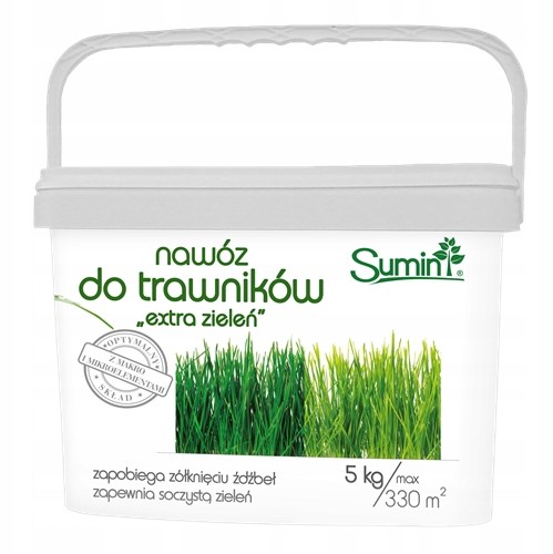 Sumin Nawóz do trawy Extra zieleń 5kg granulat