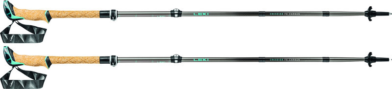 Leki Cressida FX Carbon Trekking Poles, czarny 100-120cm 2022 Kijki 65220671