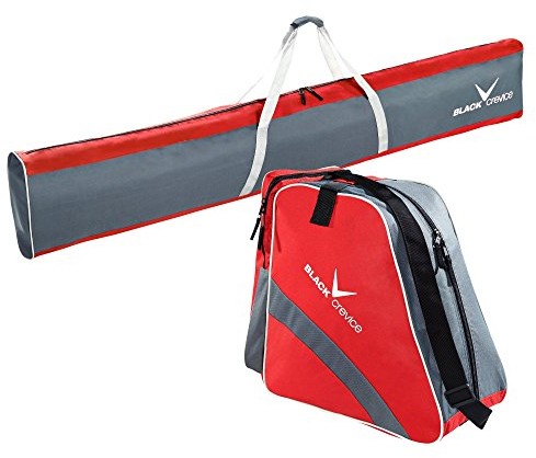 Black Crevice Ski zestaw do gier, czerwony/szary, 43 x 27 x 5 cm, 50 litrów, bcr151006 BCR151006_rot/grau_43 x 27 x 5 cm, 50 Liter