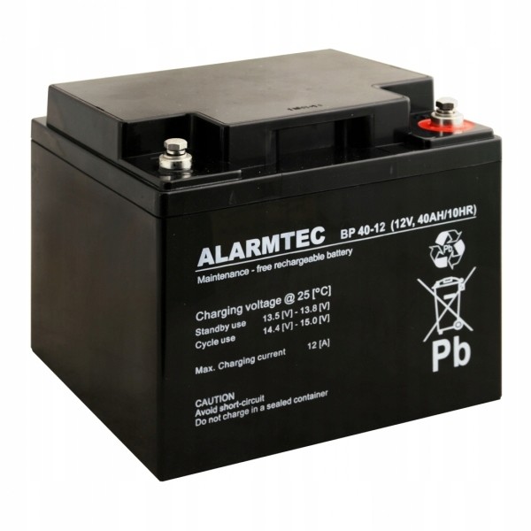 Alarmtec Akumulator Do Alarmu 40Ah 12V Agm BP40-12