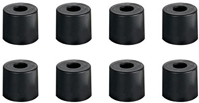 ah Hardware adam hall sprzętu, zestaw gumowe nóżki, czarna w woreczku, czarny 4913M8AH