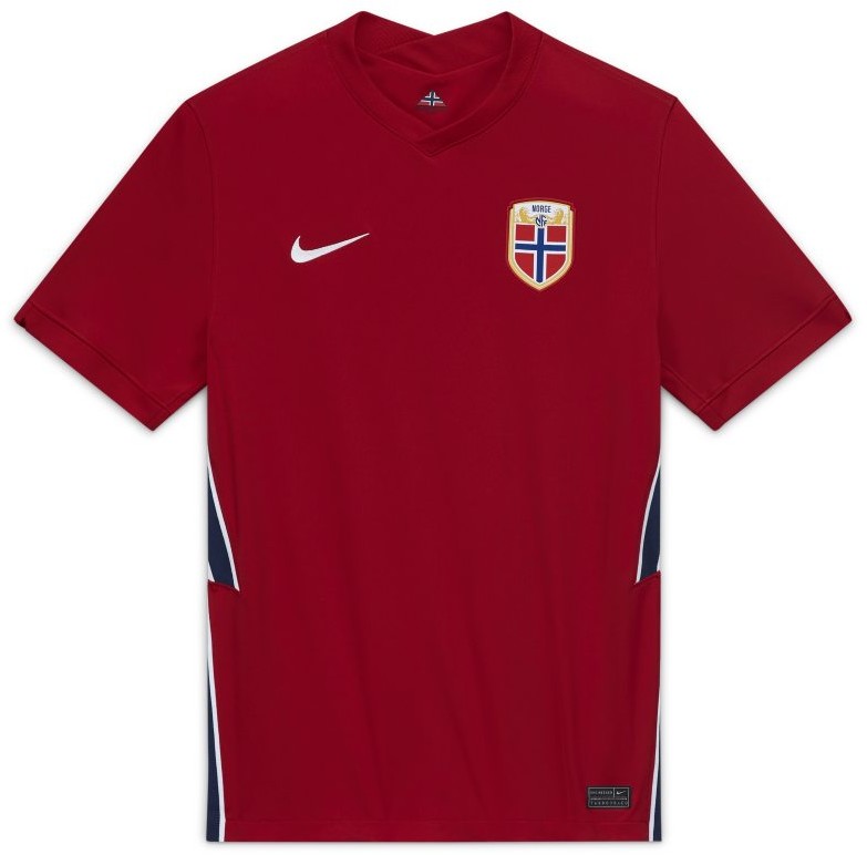 Nike Męska koszulka piłkarska Norway 2020 Stadium Home - Czerwony