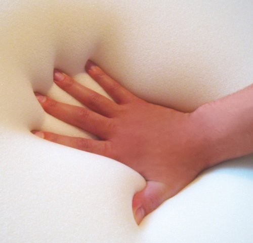 supply24 Ortopedyczna miękka, poduszka piankowa dla osób śpiących na brzuchu, 80x40x9 cm 881