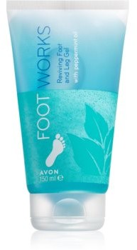 Avon Foot Works Peppermint & Aloe Vera krem do nóg 150 ml