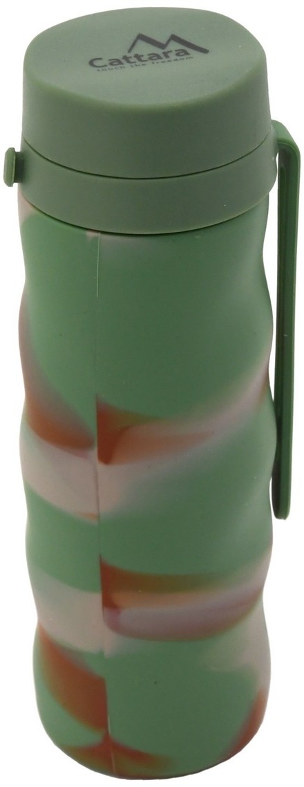 Cattara Silikonowa butelka Army, 550 ml