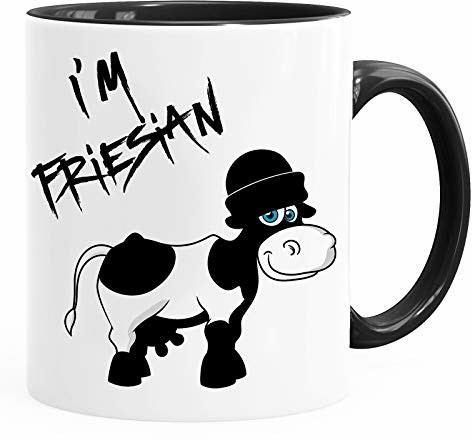 Acen Merchandise I'm FrIesian! - Zabawny ceramiczny kubek do kawy na Walentynki/Wielkanoc/lato/Boże Narodzenie/urodziny/rocznicę prezent MUG1565