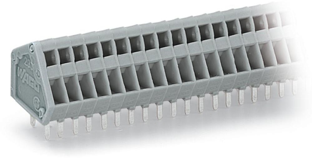 Wago Zacisk sprężynowy 0.50 mm Ilość PIN 16 233-116 Kolor szary 100 szt 233-116