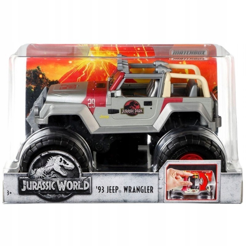 Matchbox Jurassic World Jeep Wrangler 1:24 FMY49