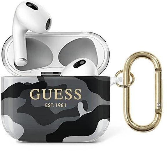 Guess Guess GUA3UCAMG AirPods 3 cover czarny/black Camo Collection hurtel-82452-0