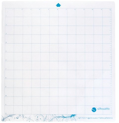 Silhouettes Silhouette 12,75 X 11.75-inch lekkim trzymanie mata do cięcia dla Cameo, przezroczysty CUT-MAT-12LT-3T
