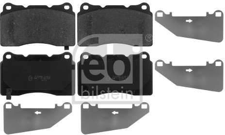 FEBI Zestaw klocków hamulcowych, hamulce tarczowe FEBI 116151