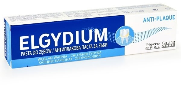 Pierre Fabre ELGYDIUM Anti-Plaque Antybakteryjna pasta do zębów 75ml