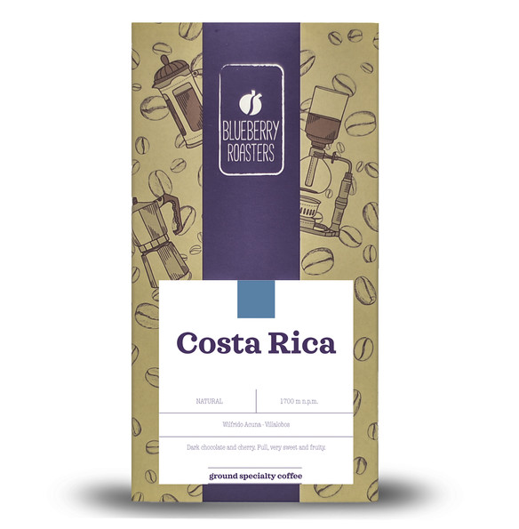 Blueberry Roasters Kawa mielona Kostaryka Wilfrido Acuna 250 g