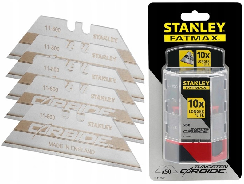 Stanley 11-800 Ostrze Trapezowe Carbide 50szt.