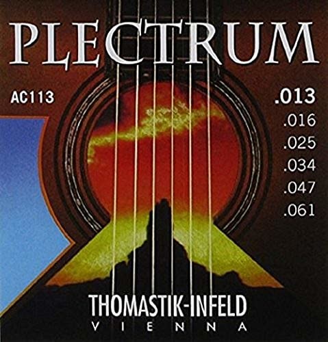 Thomastik Saiten für Akustikgitarre Plectrum Acoustic Series Satz AC111 Light .011-.050 nickelfrei AC113