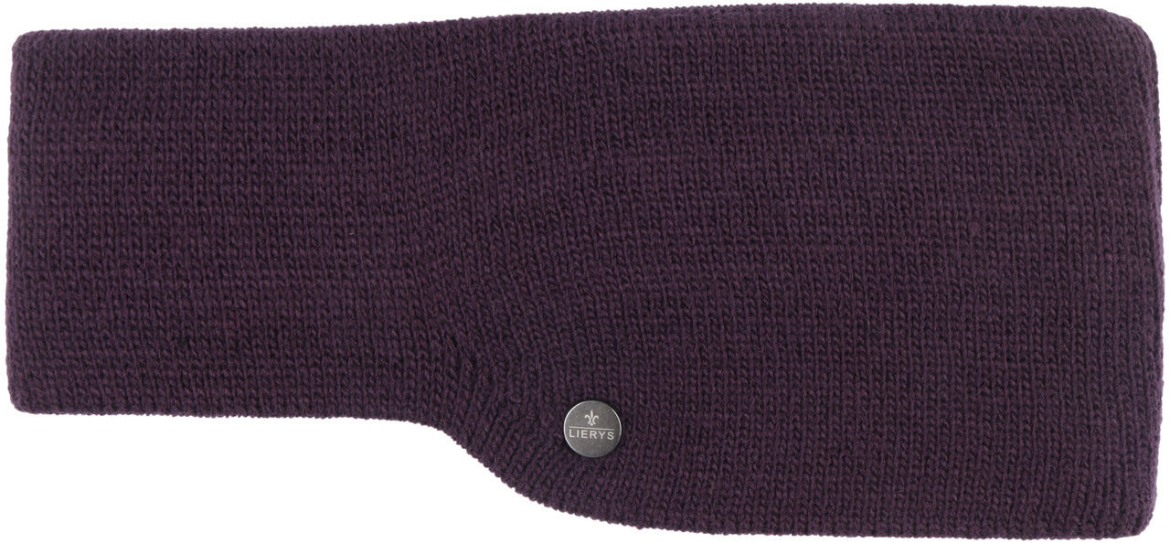 Opaska na Czoło Classic Mono by Lierys, śliwkowy, One Size