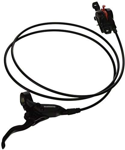 Shimano hamulec tarczowy M395 W zestawie ciała, dźwignia hamulca i przewód, czarny M396 RRXRA170