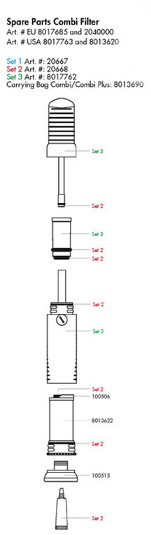 Katadyn Combi Zestaw małych części (Zestaw 2) 2020 Części do oczyszczaczy wody 20668