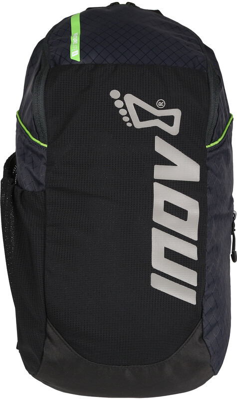 Inov-8 VentureLite 8 Backpack, czarny/zielony 2022 Plecaki do biegania 001010-BKGN-01-Std