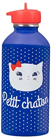 DRAEGER PARIS 1886 Draeger Paris - Butelka INOX dla dzieci - Mały kotek - Niebieski 76000266