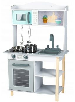 EcoToys Drewniana kuchnia kuchenka zestaw 7256A