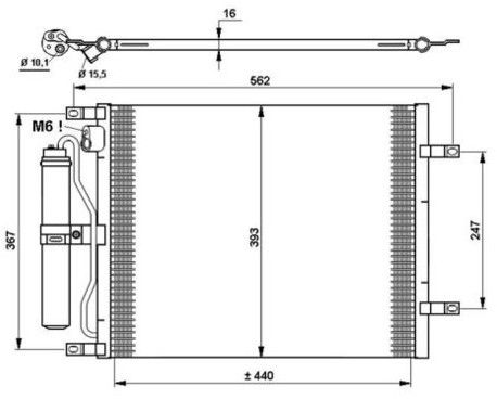 NRF Skraplacz, klimatyzacja 35784