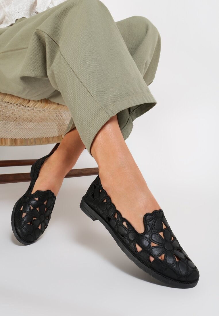 Czarne Balerinki Acanophe