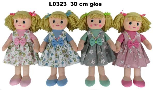 Sun-Day Lalka szmacianka 30 cm 4wz z głosem 156631 cena za 1 sztukę