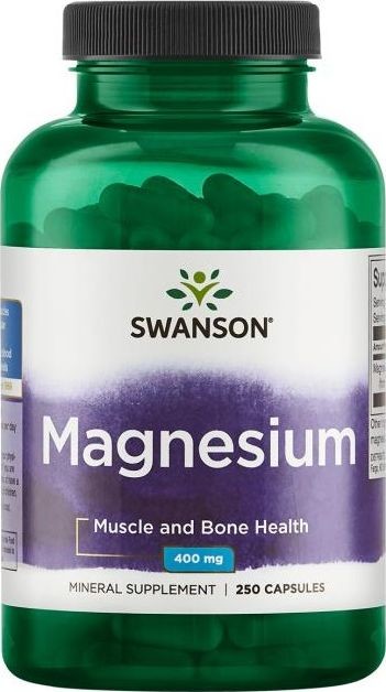 SWANSON Magnez 200mg 250 kapsułek P31288