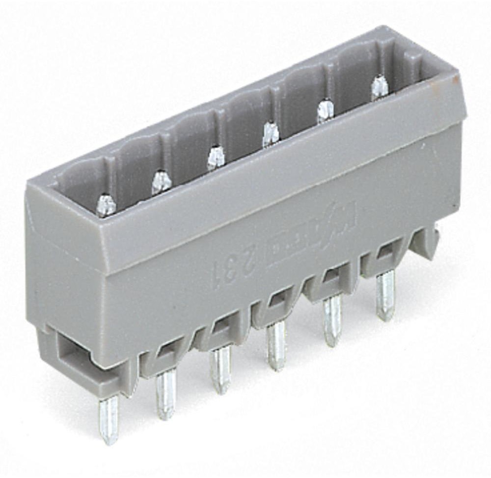 WAGO Listwa złączy męskich standardowa) WAGO 231-138/001-000 Ilośc pinów 8 Raster 5 mm 100 szt