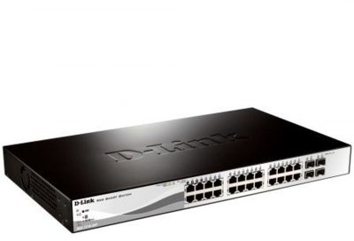 D-Link Switch Smart DGS-1210-28MP 24xGE PoE+ 4xSFP