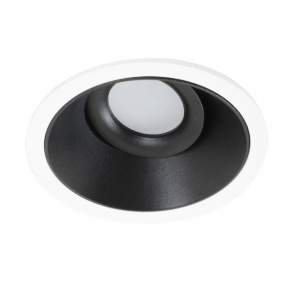 Light&More LM 1000 BK OPRAWA HALOGENOWA LED WPUSZCZANA OCZKO REGULOWANA ALUMINIUM CZARNA PAR16 MR16 GU10 GU5,3 LM 1000 BK