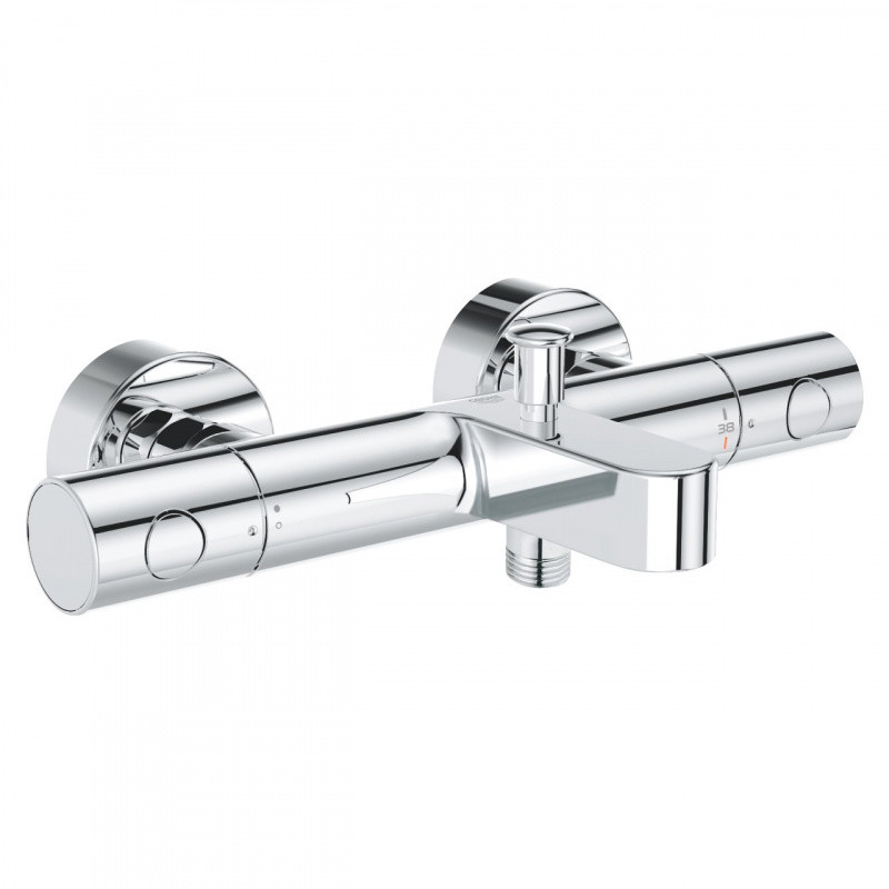 Grohe Grohtherm 800 Cosmopolitan Bateria wannowa natynkowa z termostatem chrom 34766000