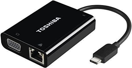 Toshiba Travel Adapter USB-C to LAN/VGA PA5273U-1PRP