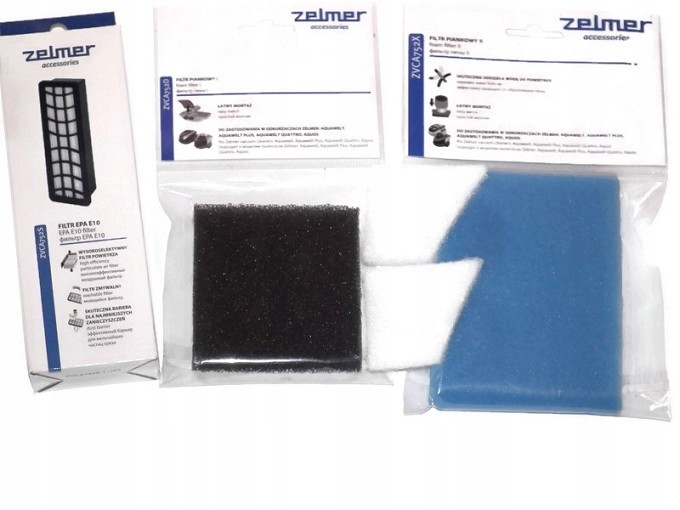 ZELMER 5x Filtry Do Odkurzacza Aquawelt 919 Oryg