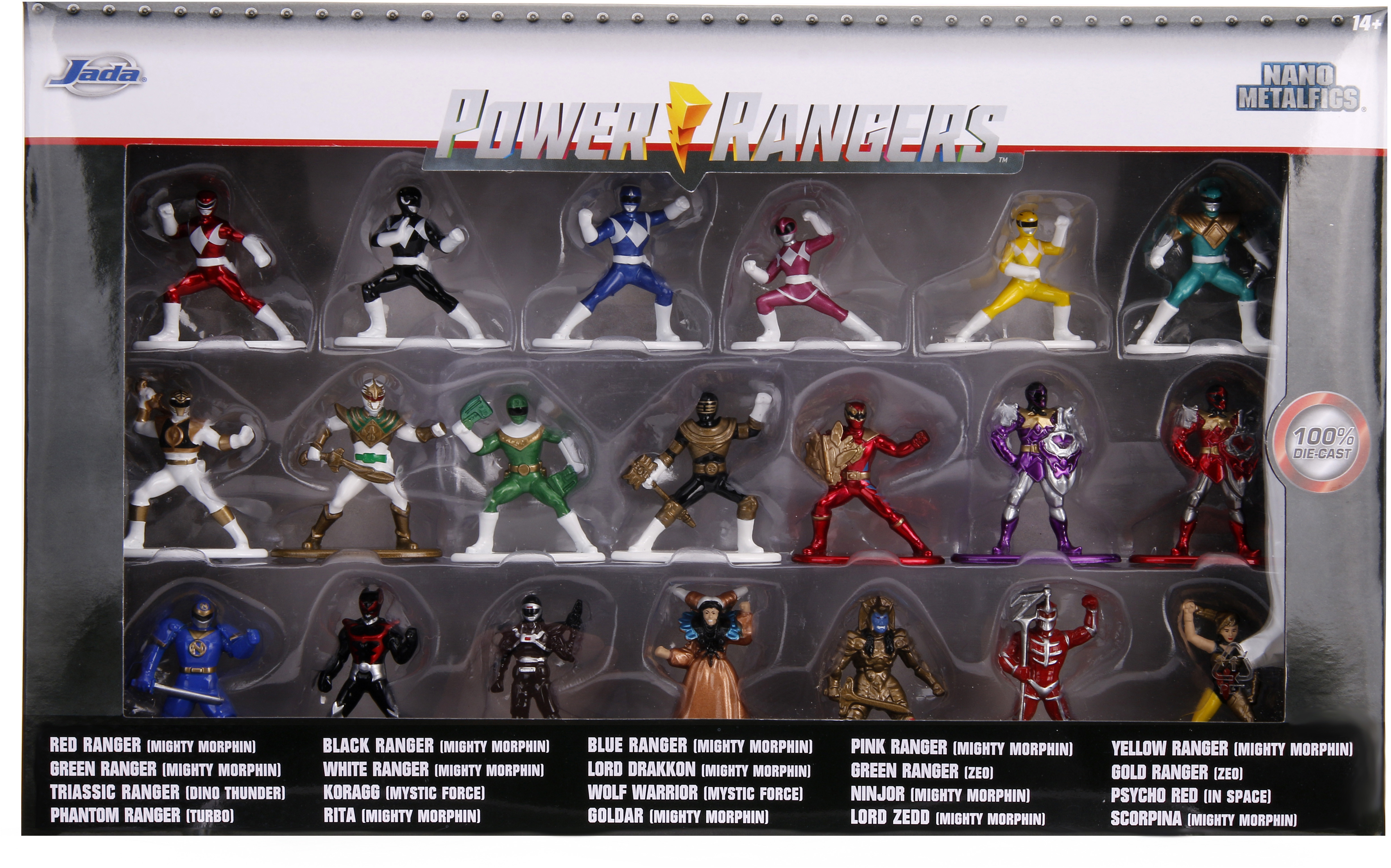 Power Rangers, figurki, zestaw