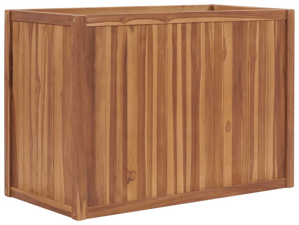 vidaXL Podwyższona donica 100x50x70 cm, lite drewno tekowe