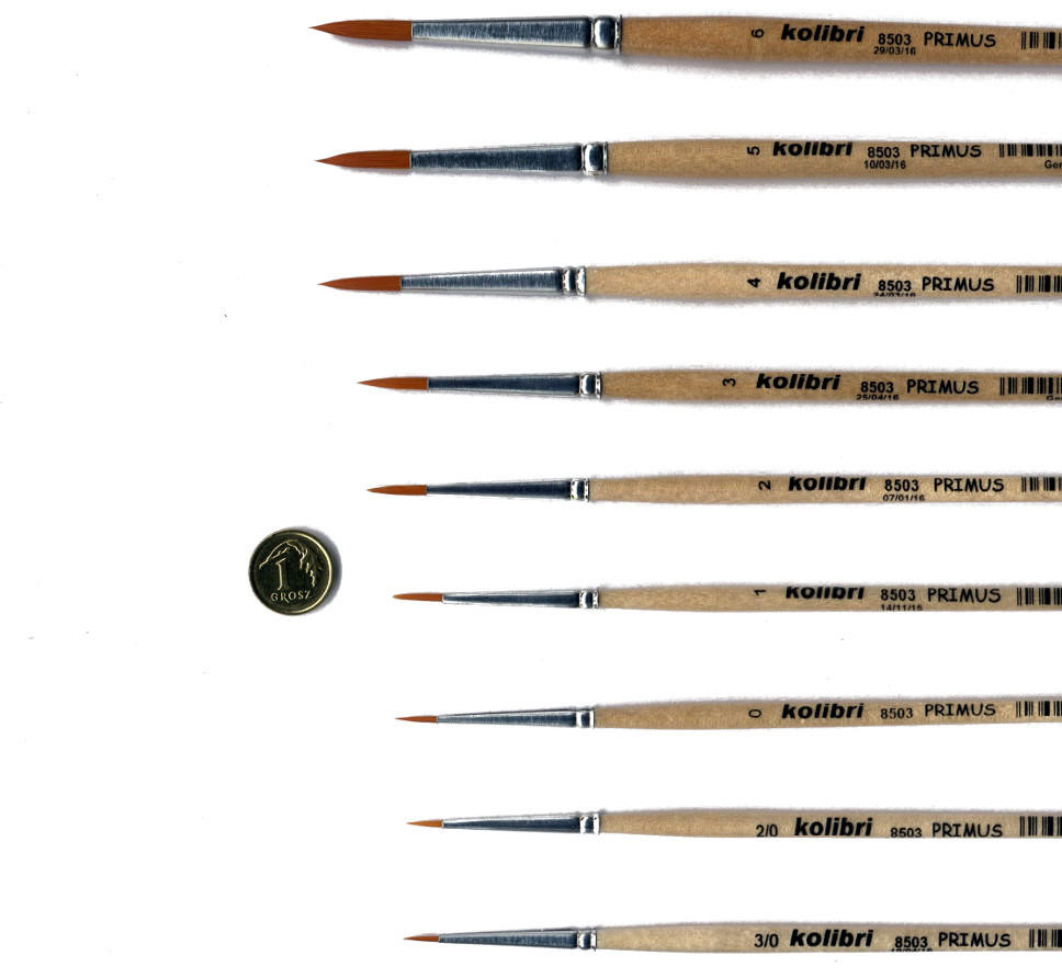 Kolibri Pędzel Primus - rozmiar 00 seria 850 Kolibri 850320