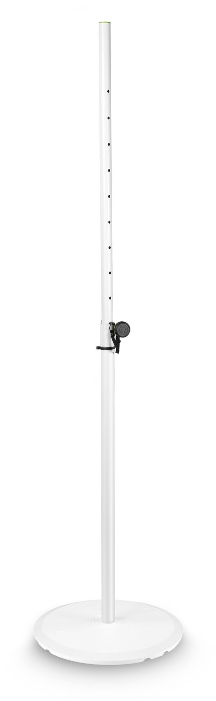 Gravity SSP WB SET 1 W - Stojak głośnikowy z podstawą i żeliwnym obciążnikiem, biały