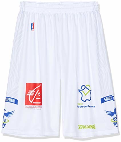 Saint-Quentin Basketball Saint-Quentin Basketball Uniseks oficjalne szorty Saint-Quentin 2019-2020. Saint-Quentin Short Officiel Domicile 2019-2020 biały biały S SHORT_DOM_STQUENTIN_Blanc_S