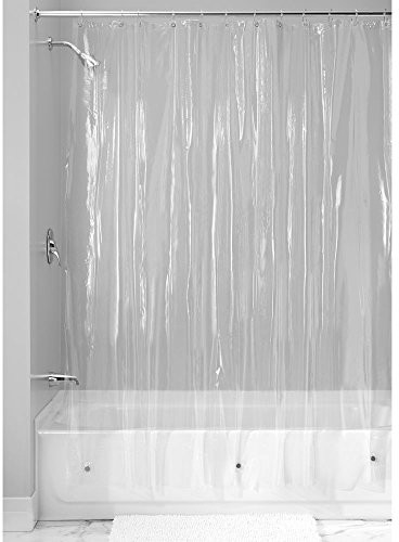 InterDesign Inter Design Vinyl 4.8 Gauge Shower Liner, bezbarwny, 72-Inch by 84-Inch 14571