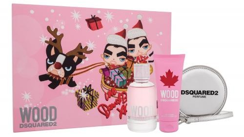 Dsquared2 Dsquared2 Wood zestaw EDT 100 ml + żel pod prysznic 100 ml + portfel dla kobiet