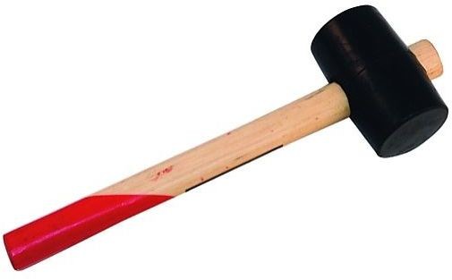 MAR Chle Młotek gumowy rączka drewniana 65/70mm