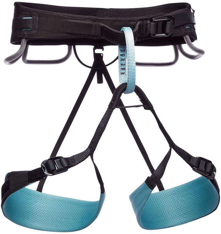 Black Diamond Technician Harness Women, czarny/niebieski S 2021 Uprzęże biodrowe BD6510924040SM_1