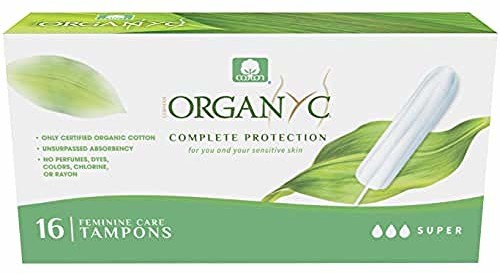 Organyc Organyc Tampons, rozmiar Super, 16 sztuk