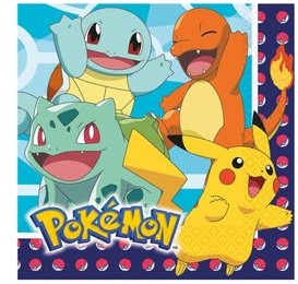 Amscan Serwetki urodzinowe Pokemon 33 cm 16 szt 9904821