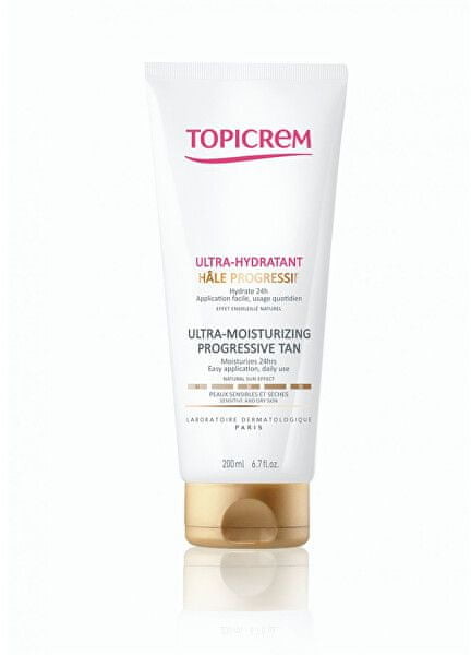 Topicrem Nawilżające mleczko samoopalające Ultra Moisturizing Progressive Tan) 200 ml